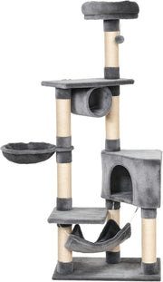 150cm Cat Tree Tower Indoor Condo Multi Level Scratching Posts Hammock House