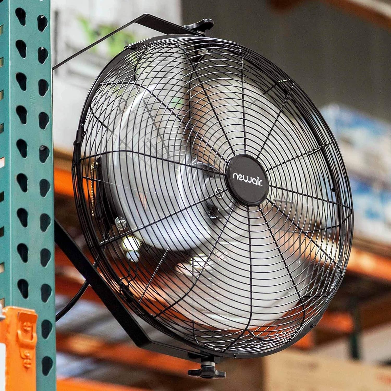 18" Wall Fan – High-Velocity 3000CFM Industrial Cooling w/ 3-Speed Metal Blades