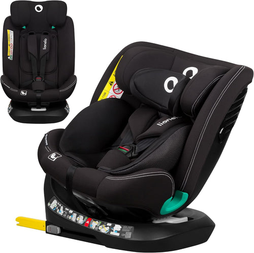 360° Swivel ISOFIX i-Size Baby Car 0–12 Years Rear & Forward Facing