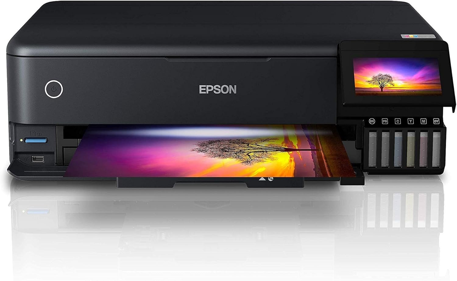 Black A3 Photo Ink Tank Printer Wi-Fi Scan Copy Print with Low-Cost Ink