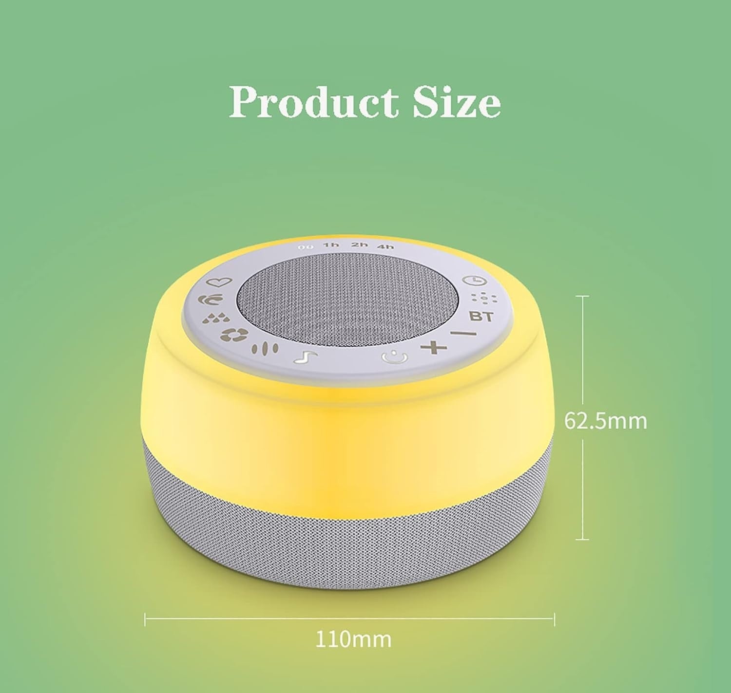 White Noise Sound Machine with 20 Soothing Sounds, Timer & Portable