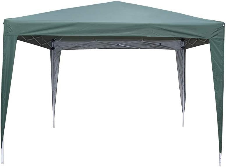 3x3M Green Pop Up Gazebo With Sides Waterproof Outdoor Garden Party Tent Marquee