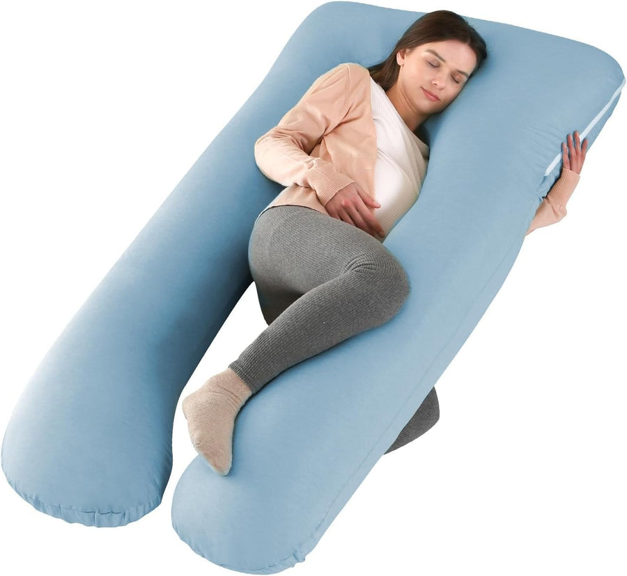 Pregnancy Pillow U Shaped Full Body Maternity Support Pillow 160x78cm Grey