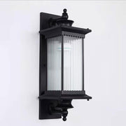 Vintage Outdoor Wall Lantern – Black Waterproof E27 Garden Light