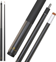 58in Pro Pool Cue Graphite Composite 20oz 13mm Tip 2pc Grip