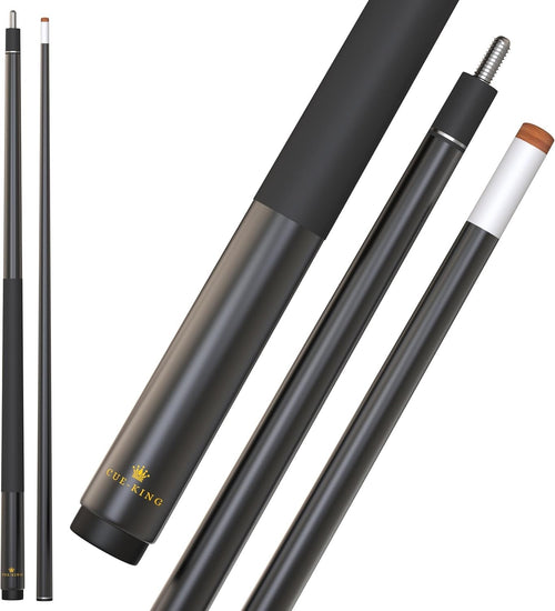 58in Pro Pool Cue Graphite Composite 20oz 13mm Tip 2pc Grip