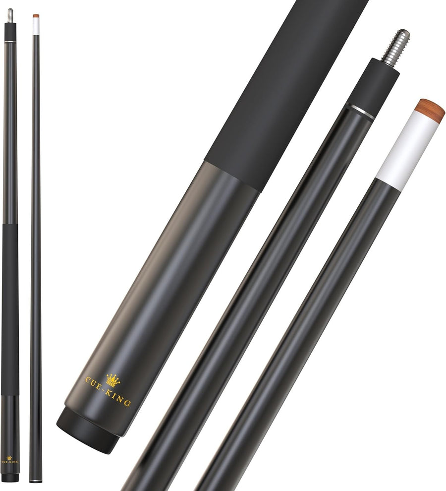 58in Pro Pool Cue Graphite Composite 20oz 13mm Tip 2pc Grip