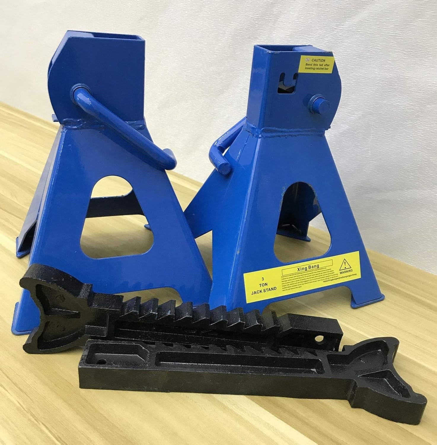 2 Ton Hydraulic Trolley Jack + 3 Ton Axle Stands Kit Heavy Duty 135–430mm