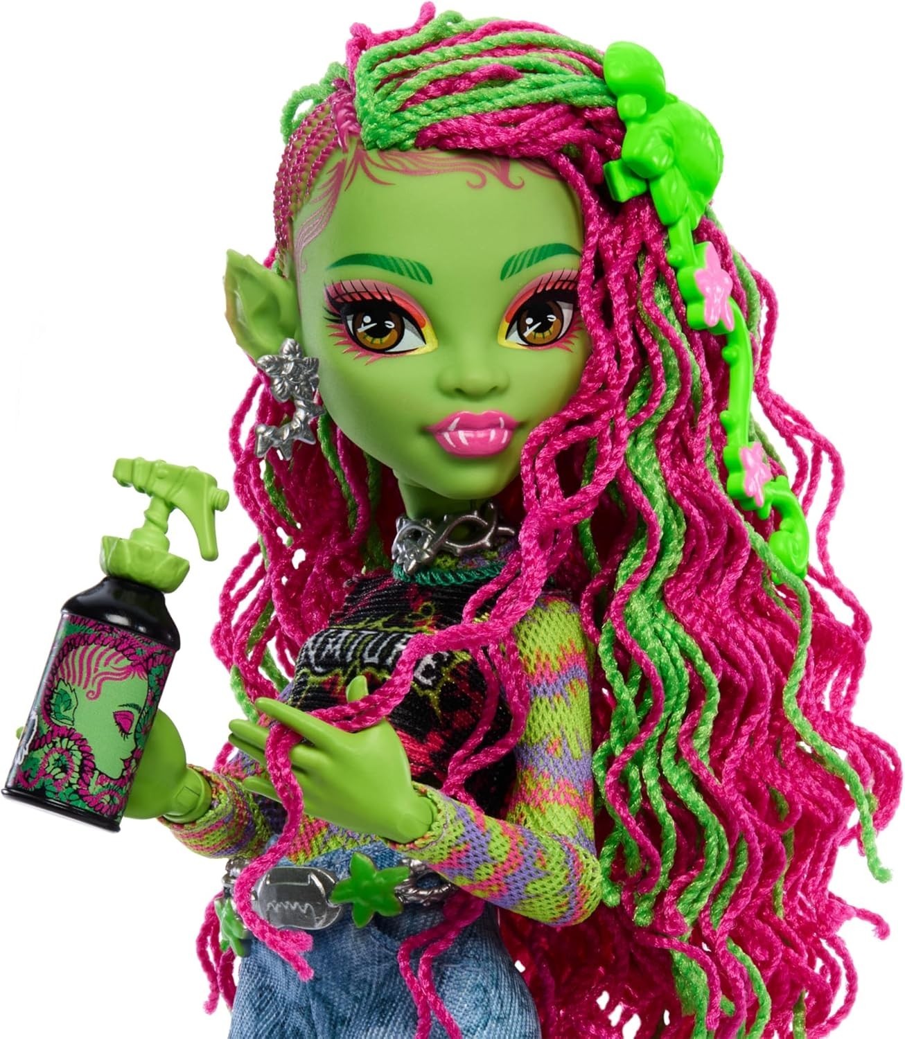 Fashion Doll Plant Monster with Pet Cat Accessories Backpack Outfit