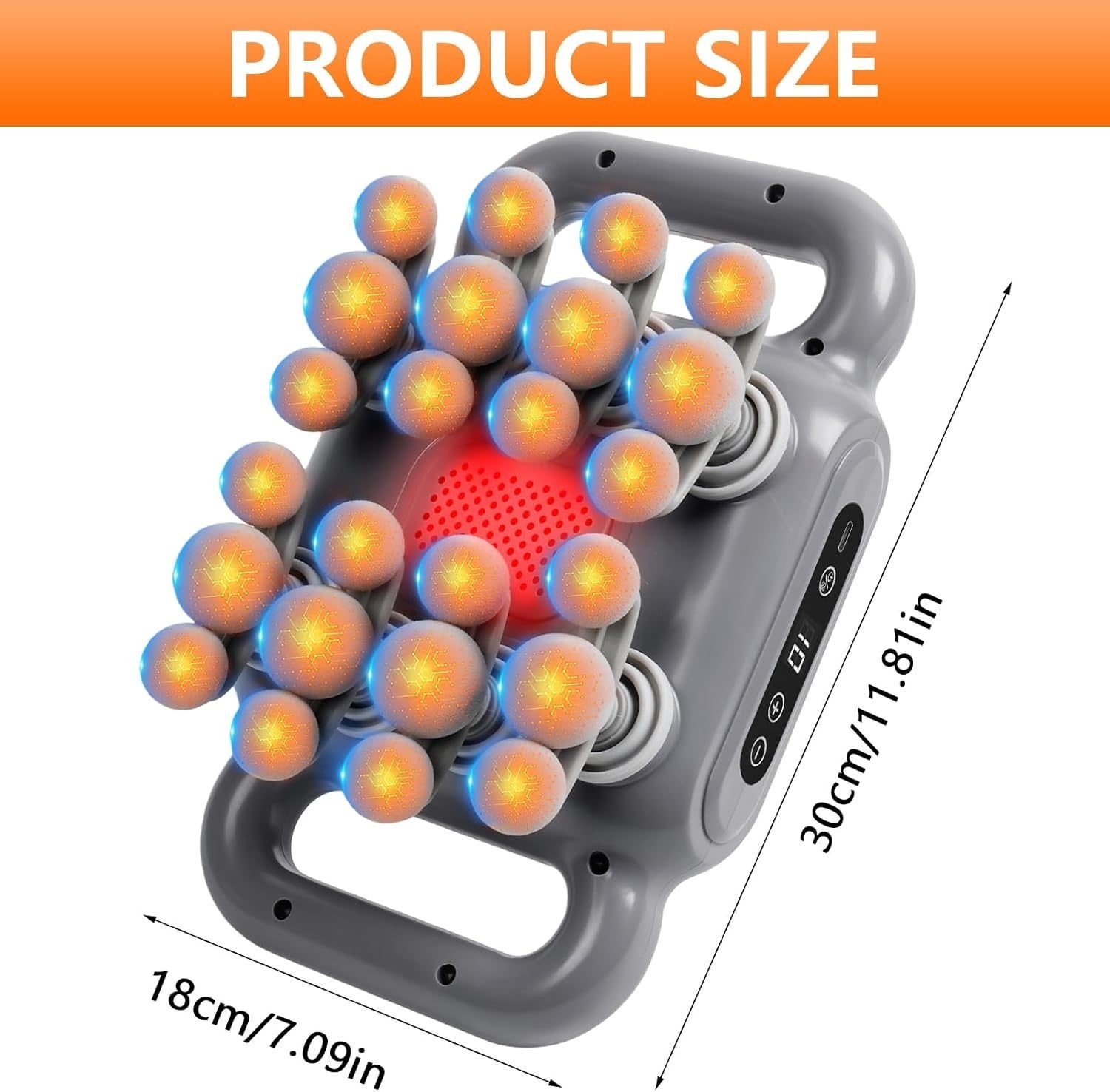 24 Head Deep Tissue Massage Gun Full Body Muscle Relief 9 Modes Powerful Quiet