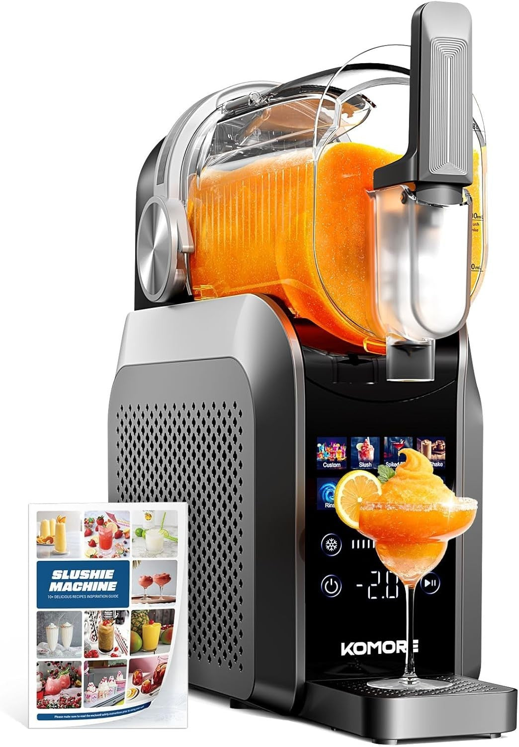 Frozen Slush Drink Maker 2L No Ice Self Cleaning 7 Presets Touch Screen