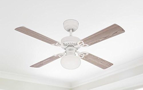 Westinghouse Vegas 105CM Ceiling Fan with Light White 3-Speed Reversible Blades