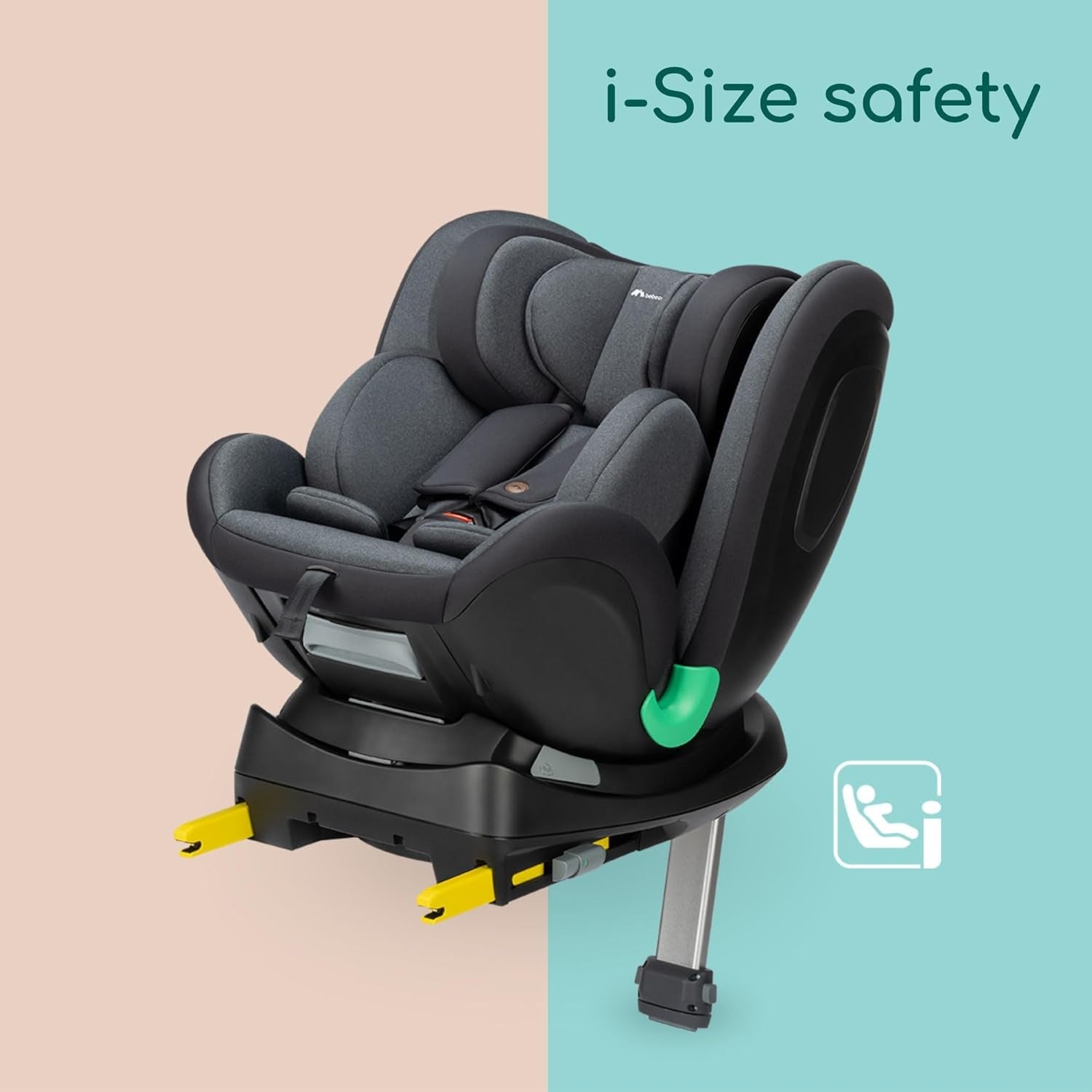 360° Swivel ISOFIX i-Size Car Seat 0–12 Years Rear & Forward