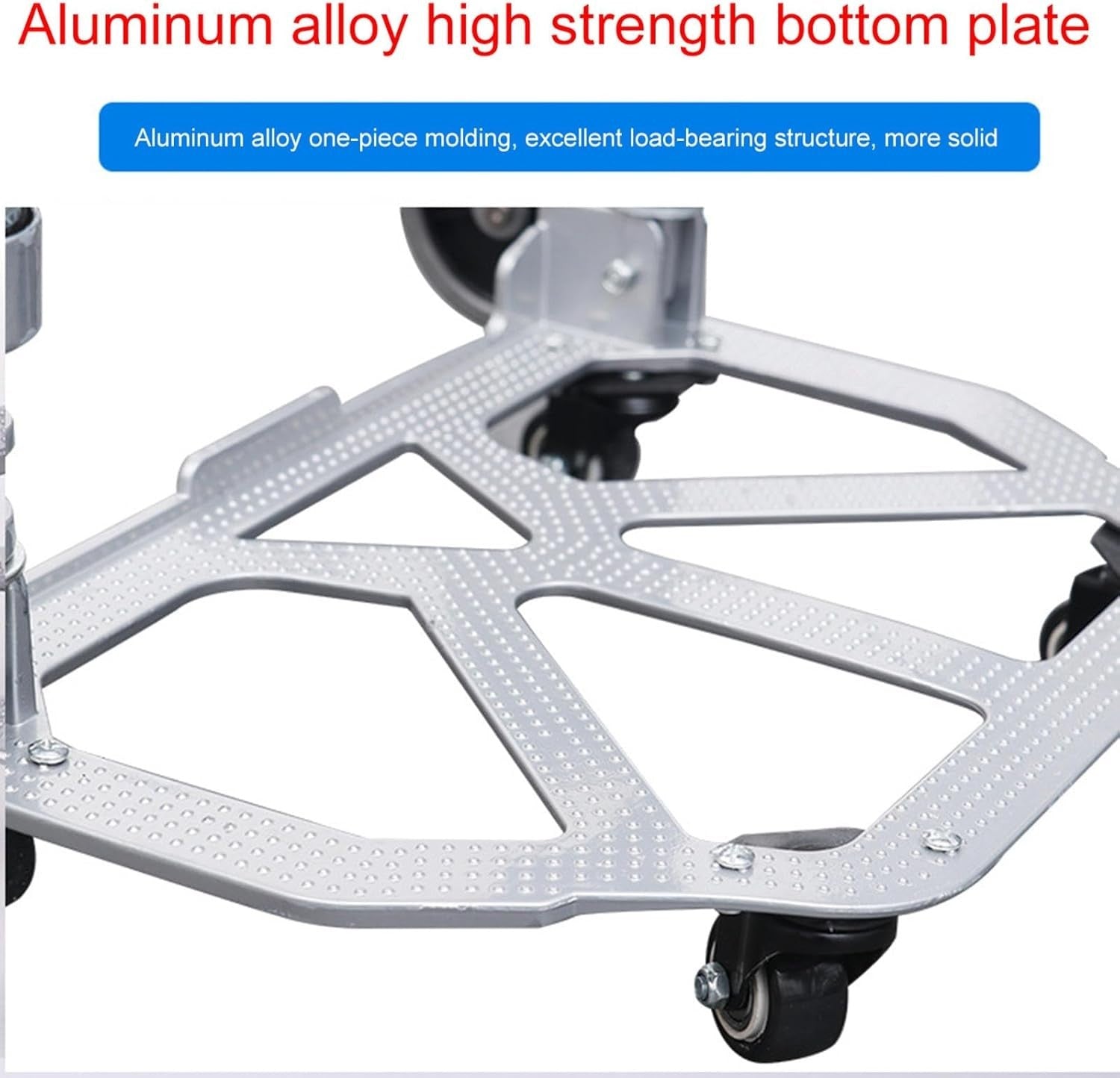 Aluminium Stair Climbing Sack Truck Folding Hand Trolley Adjustable Handle