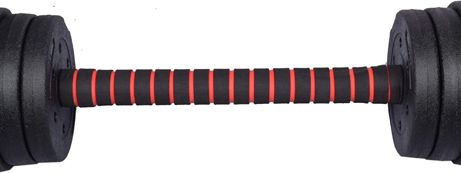 Adjustable Dumbbell Barbell Set 20–40kg Free Weights Home Strength Gym