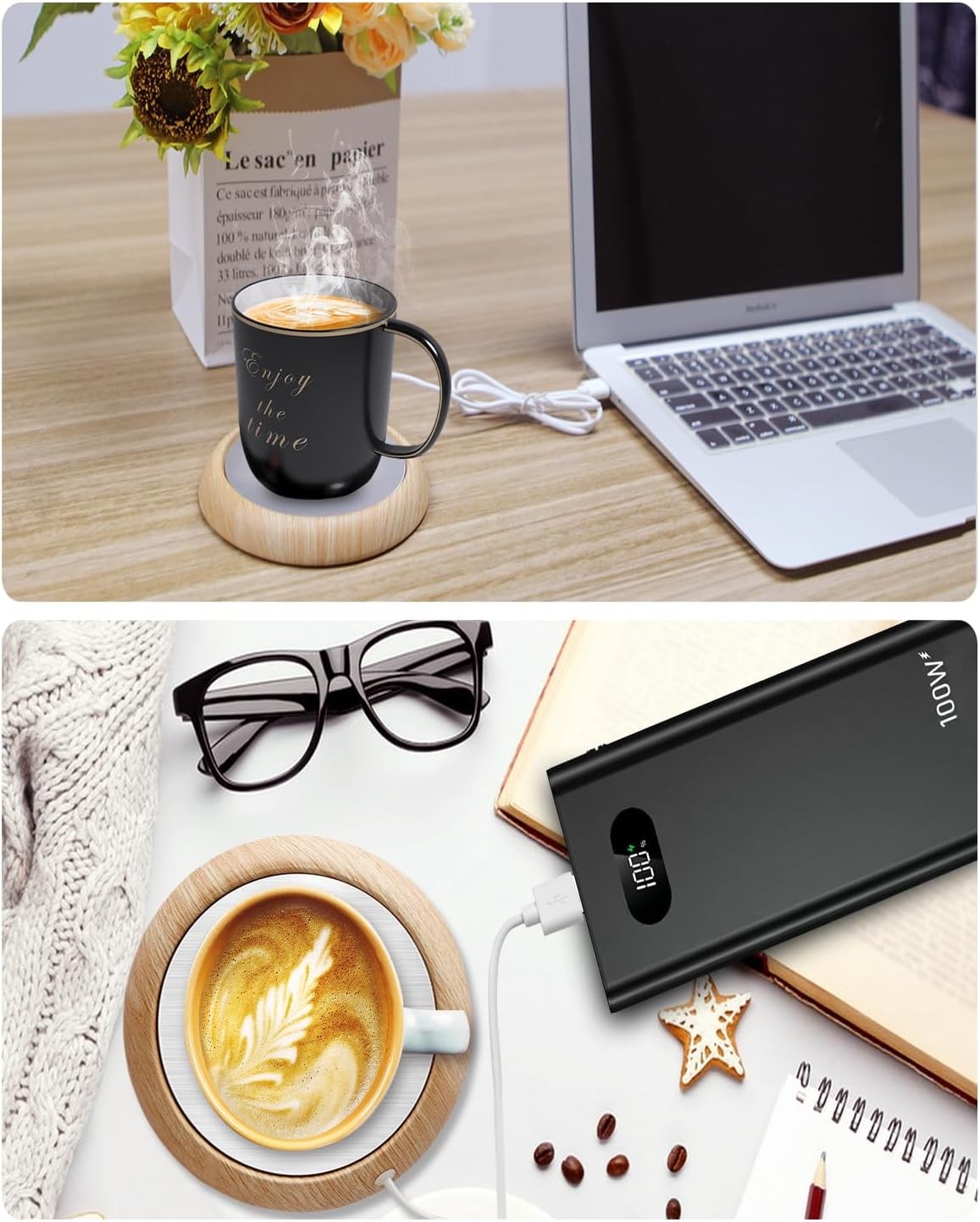 USB Coffee Mug Warmer 10cm Desk Cup Heater Keep Warm Plate