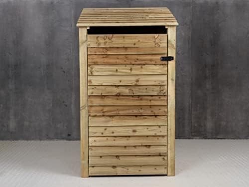 Wooden Garden Shed 6FT Outdoor Storage with Shelf Weatherproof Tool Store