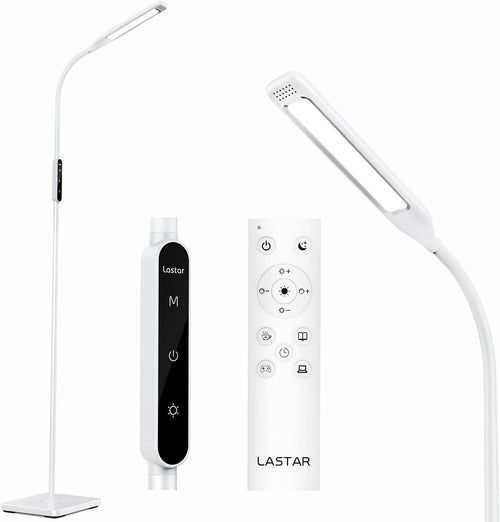 LED Floor Lamp Reading Light Remote Touch Control Dimmable Timer Modern