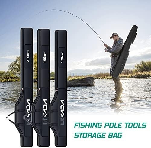 210cm Fishing Rod Carry Bag Heavy Duty Foldable Tackle Case