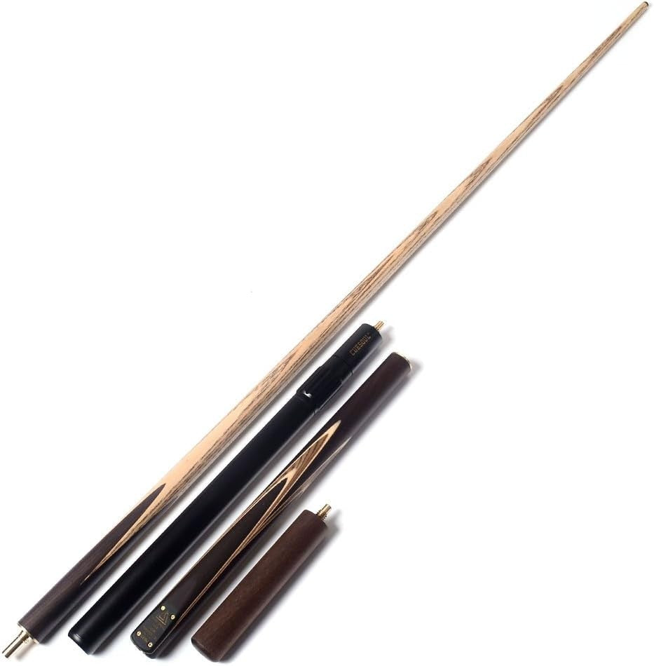 Handcrafted 57in 3/4 Snooker Cue 18oz 9.5mm Tip Dual Extensions