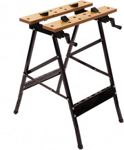Folding Portable Workbench 100kg Capacity Steel Frame with Rubber Feet 75cm