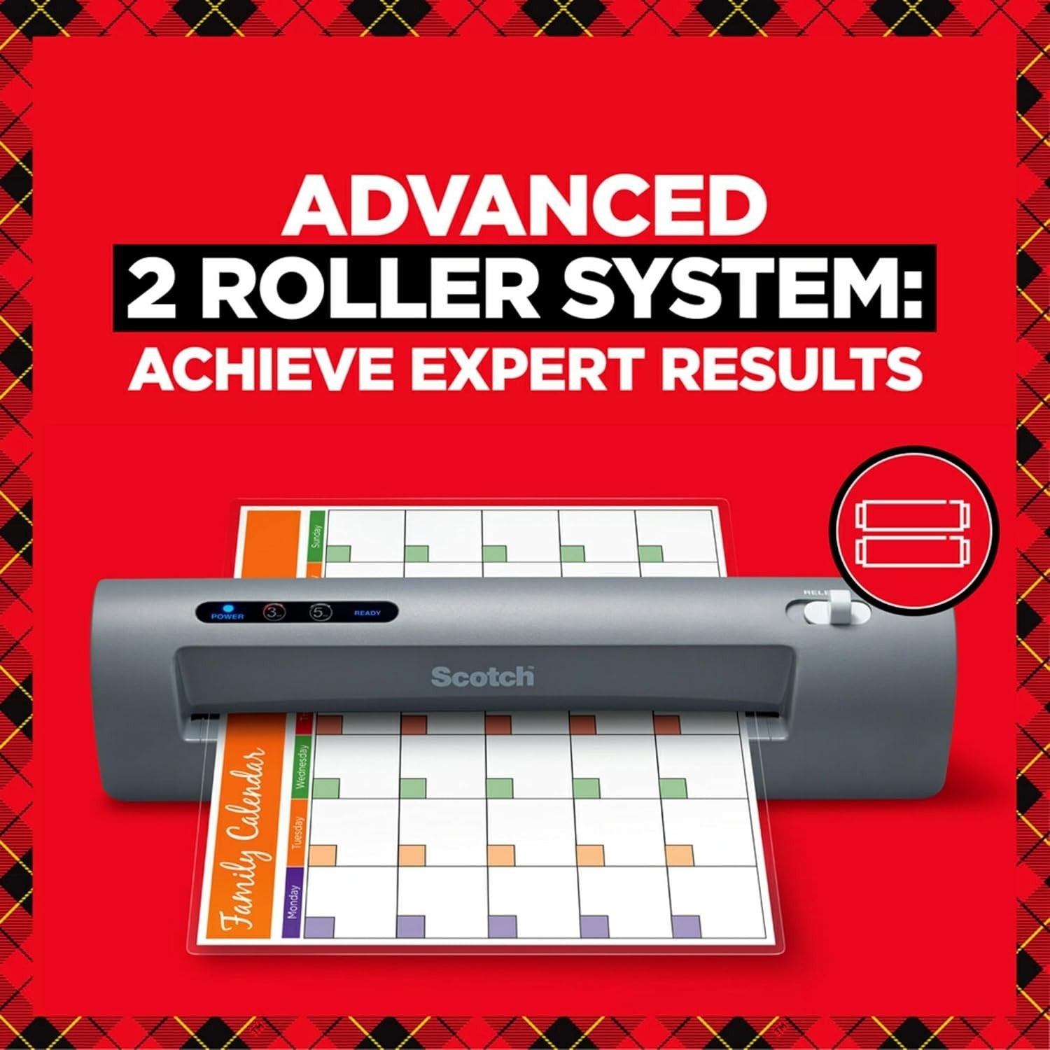 A4 Laminator Machine 9 Inch Thermal 2 Roller Photo Safe 5 Mil Pouches