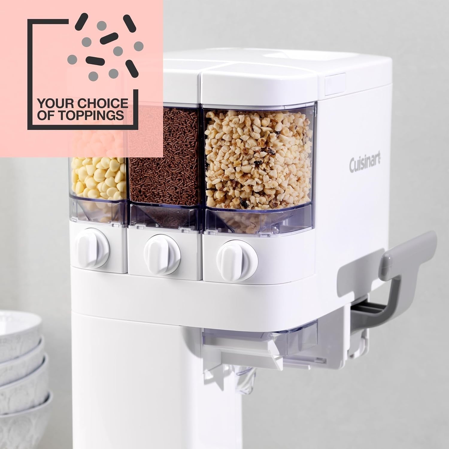 Soft Serve Ice Cream Maker 1.42L Frozen Yogurt Gelato Machine