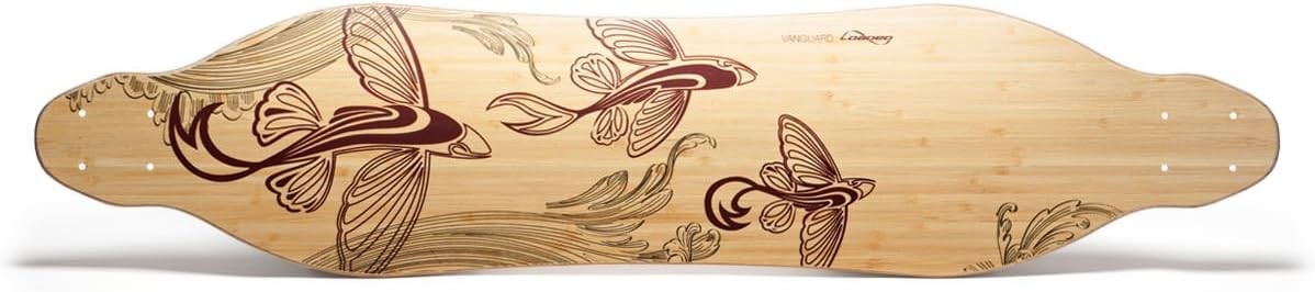 42" Vanguard Bamboo Longboard Deck – 8.5" Fiberglass, Polyurethane Wheels