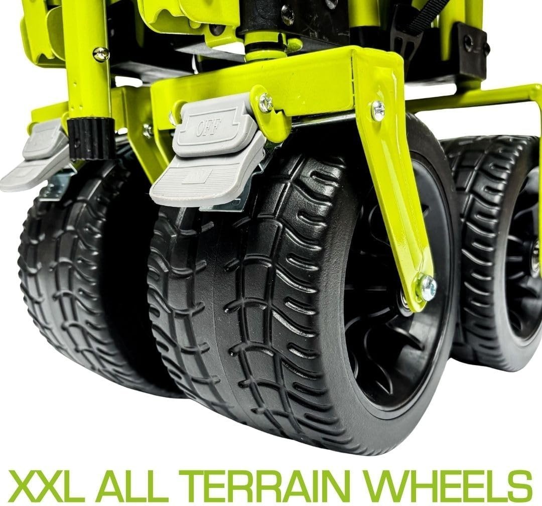 Maximuv 233L Heavy Duty Folding Trolley – All-Terrain Festival Wagon