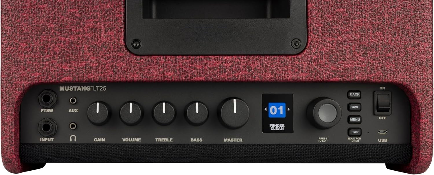 25W Guitar Amp Combo 60 Presets 20 Amp Models 25 Effects USB
