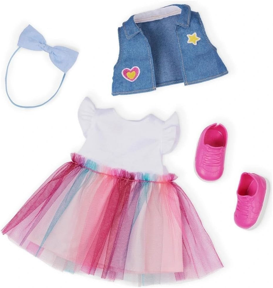 18in School Girl Doll Fashion Outfit Backpack Accessories Role Play