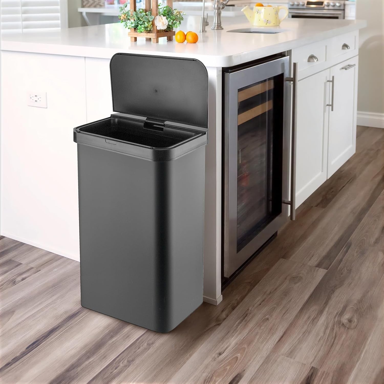 50L Automatic Sensor Kitchen Bin Touchless Electric Trash Can