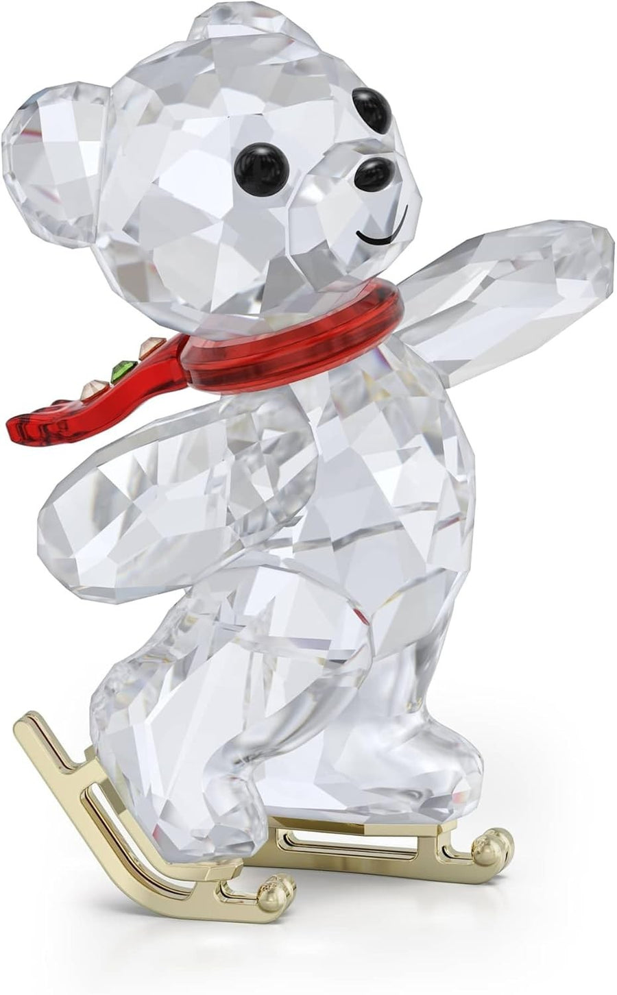 Crystal Bear Ornament 130th Anniversary – Faceted Clear Figurine