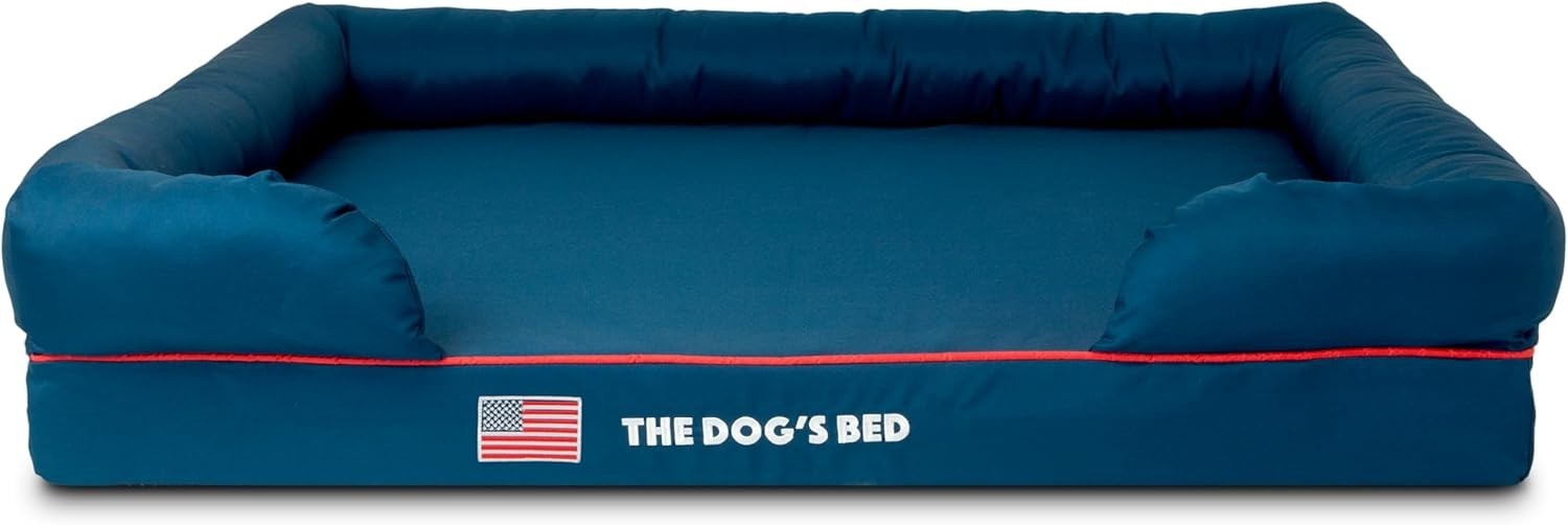 Orthopedic Memory Foam Dog Bed XL Washable 111x86cm