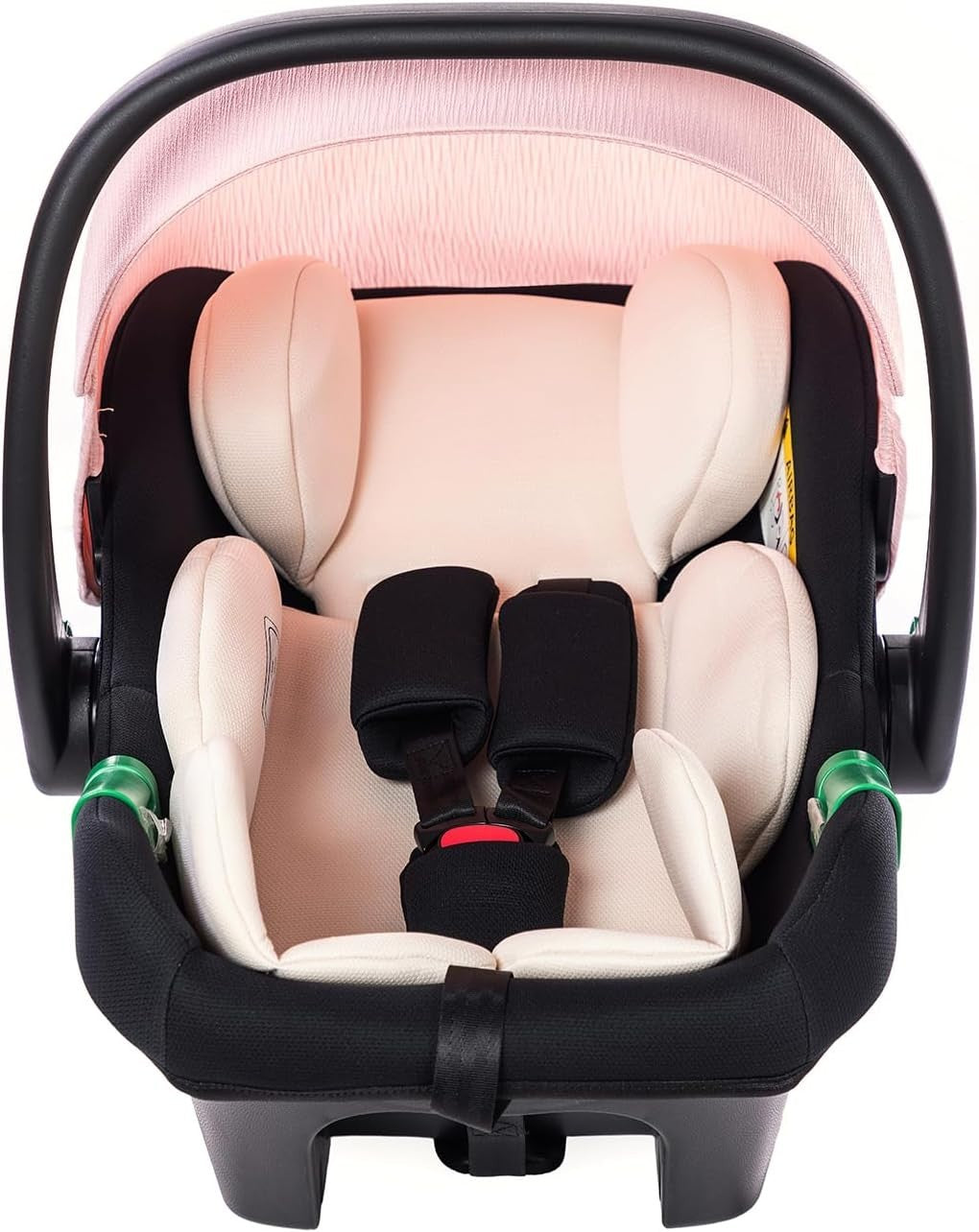 Pink 3in1 Baby Pram Travel Pushchair System Adjustable Handle Foldable 22kg