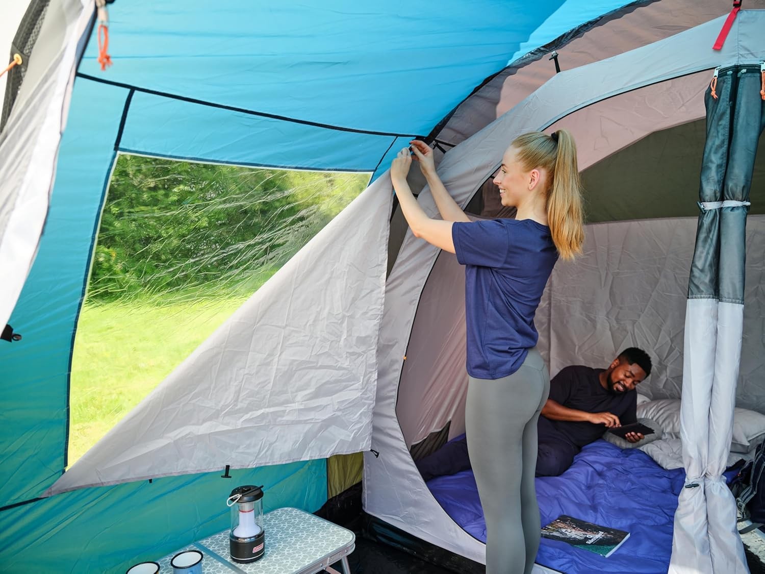 4 Person Family Tunnel Tent 3000mm Waterproof w Groundsheet