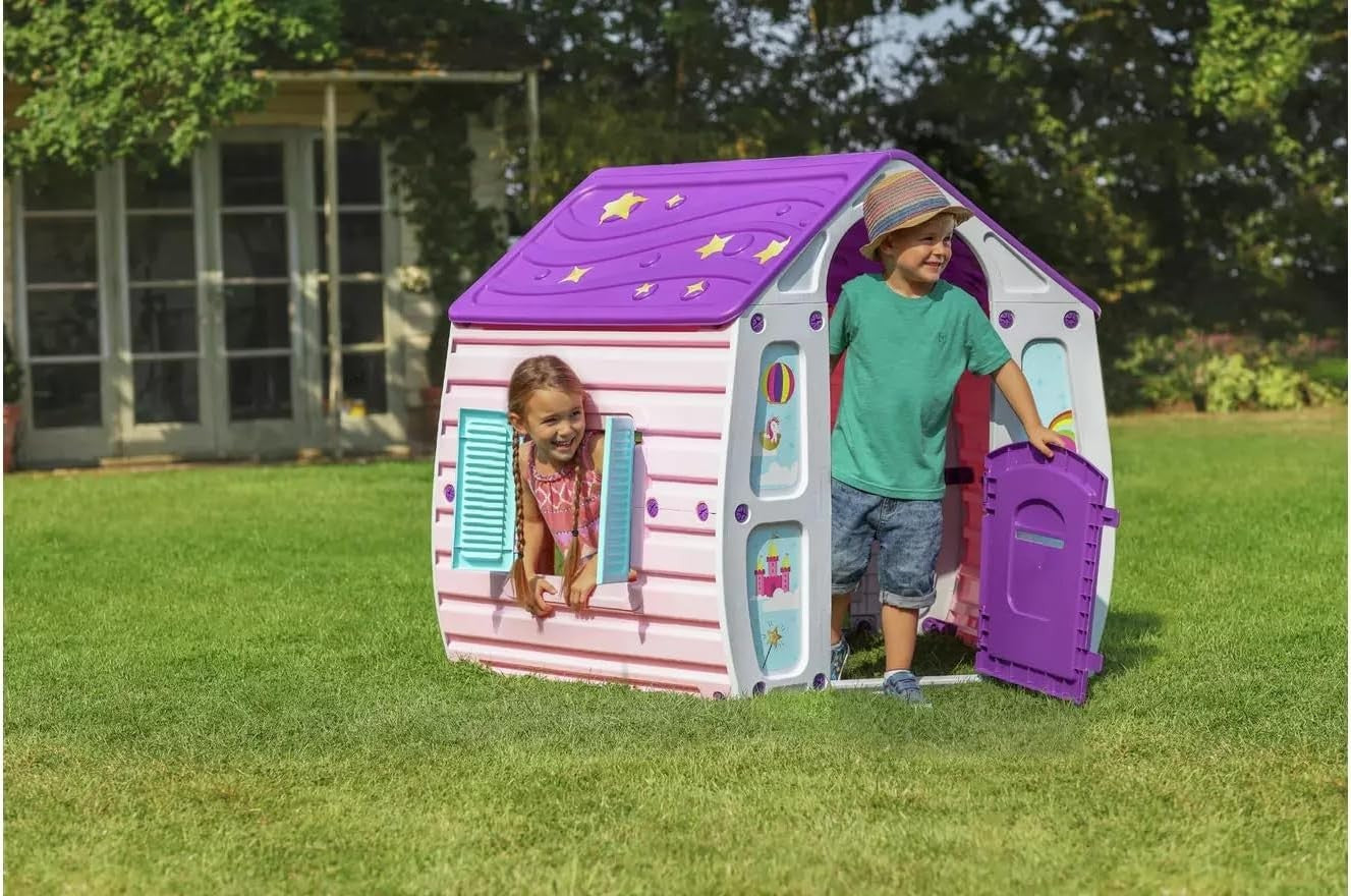 Unicorn Kids Playhouse Indoor Outdoor UV Safe No Tools Assembly