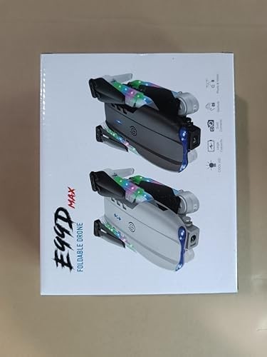 OBEST Foldable Drone with 1080P Dual Camera & LED Lights – WiFi RC Quadcopter
