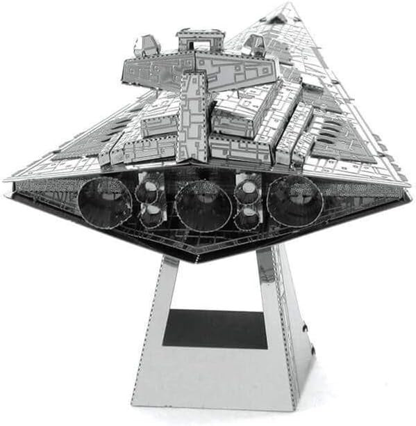 3D Metal Star Destroyer Model Puzzle Kit - DIY Precision Craft & Display