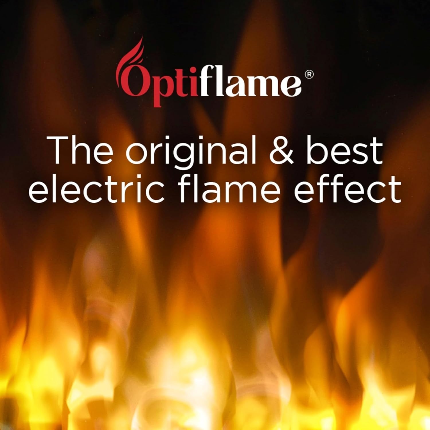 Electric Fireplace Suite Log Stove Heater 2kW Remote LED Flame Effect