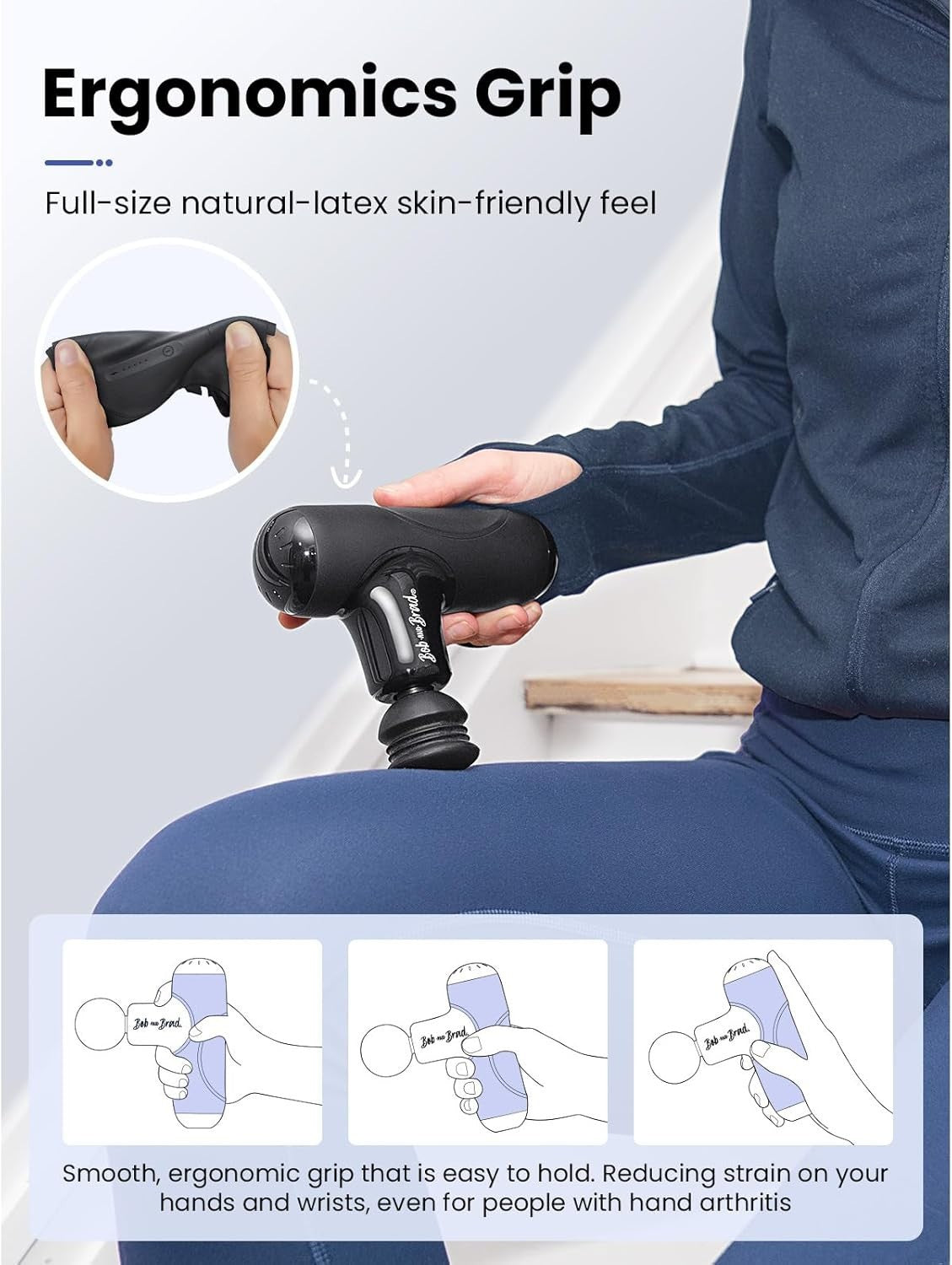 Eye Massager With Heat Compression + Mini Massage Gun Muscle Recovery Set