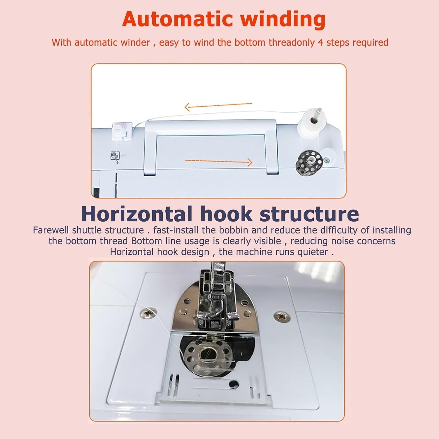 20 Stitch Sewing Machine Electric Dual Speed Foot Pedal Free Arm