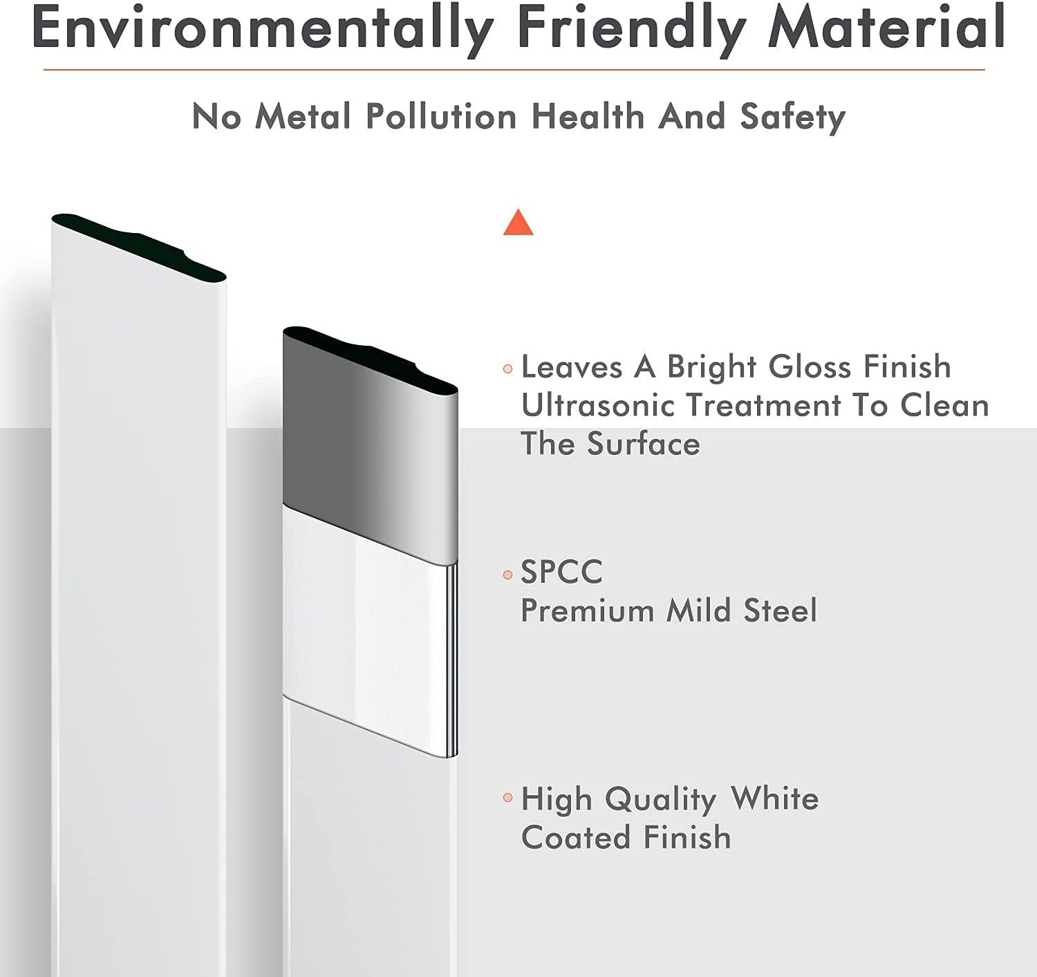 Vertical Designer Radiator 1600x452mm White Double Panel High Heat Output