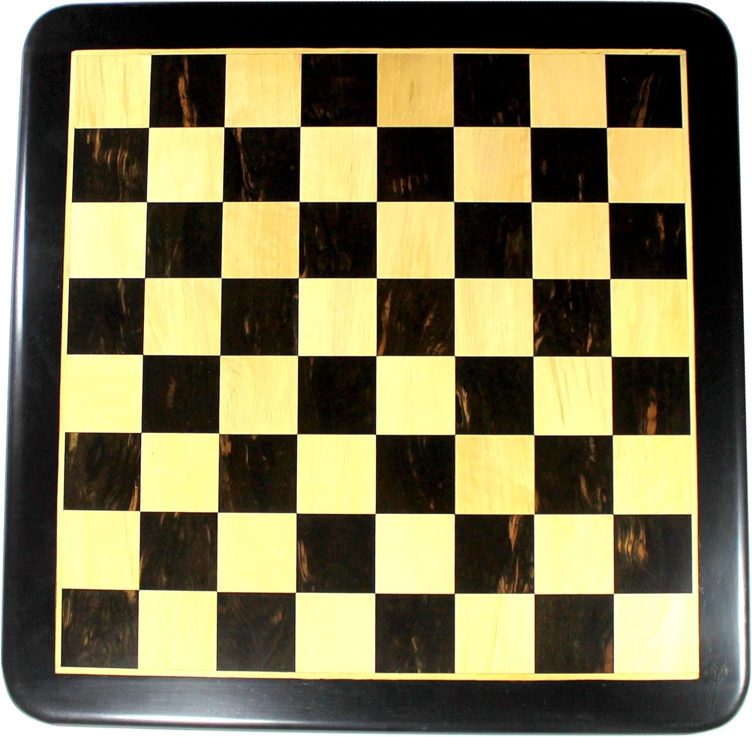 21" Wooden Chess Board Only | Luxury Ebony Rosewood Board | 21×21 Inch