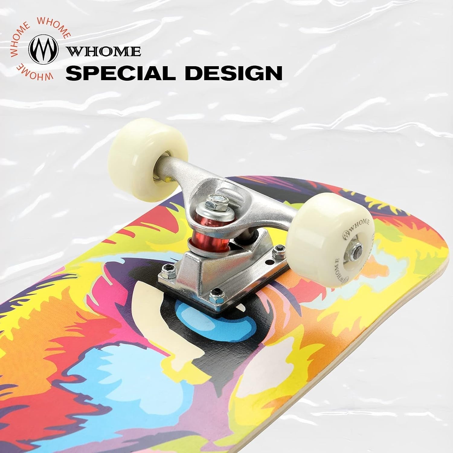 31in Maple Skateboard 8ply ABEC-9 Bearings Pro Trick Board 53mm Wheels