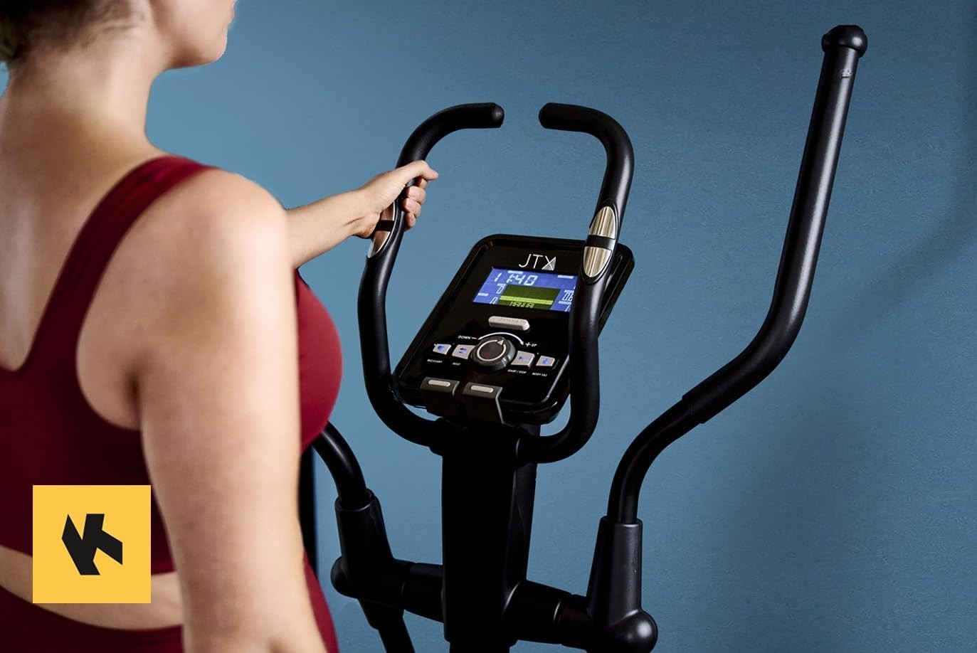 Smart Home Cross Trainer, 16" Stride, 16-Level Electro-Magnetic Resistance