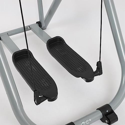 Folding Elliptical Cross Trainer with Anti-Slip Pedals & Home Cardio Workout