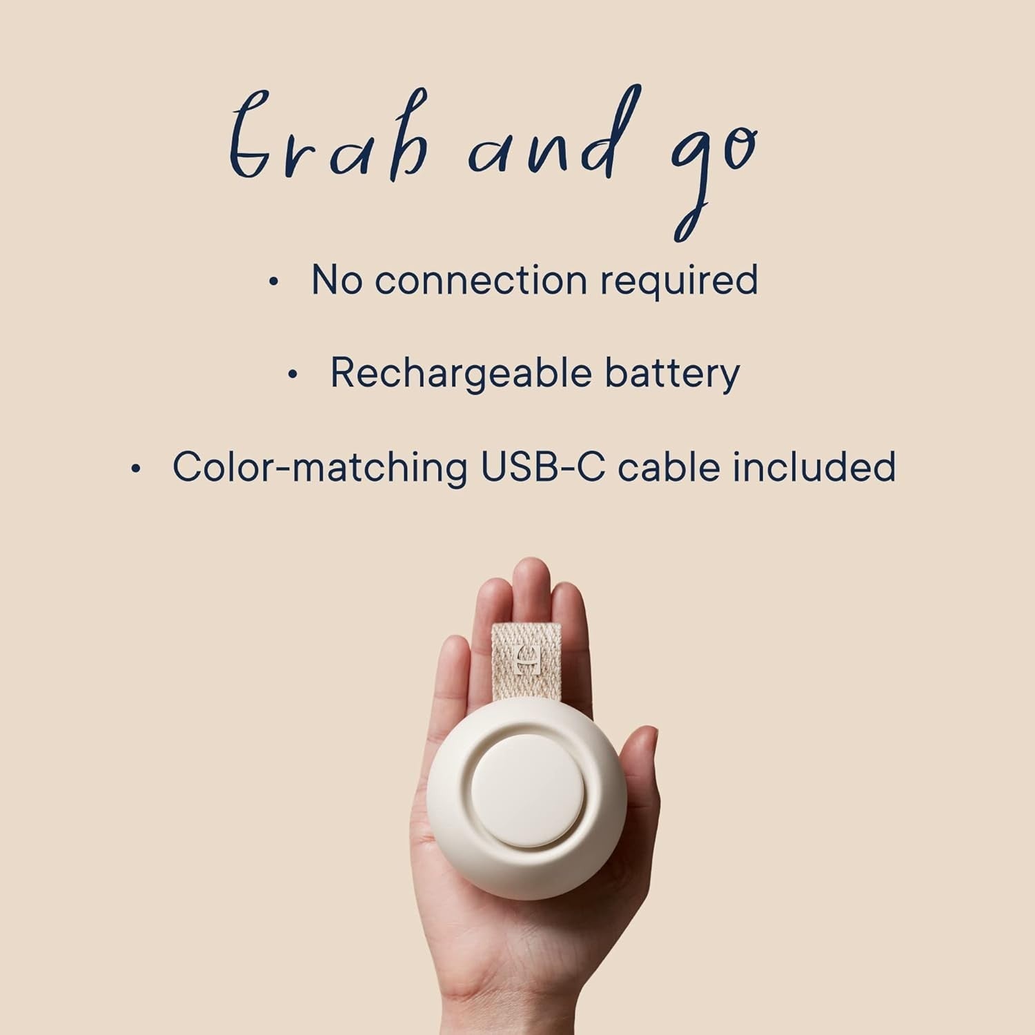 Portable Baby White Noise Sound Machine Rechargeable Travel Sleep Soother