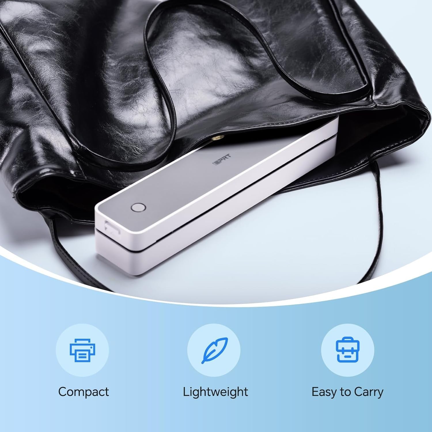 A4 Portable Thermal Printer 300DPI Bluetooth Inkless White