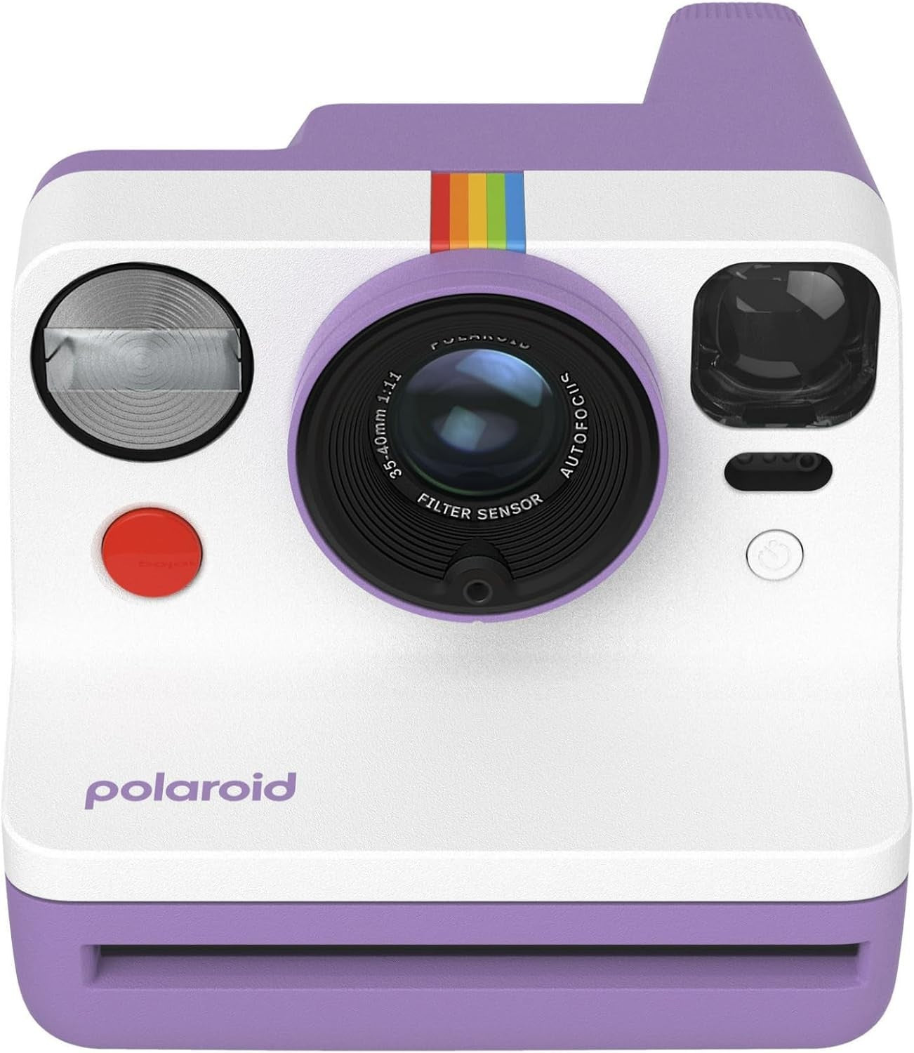 Instant Camera Bundle Purple Analog Autofocus Camera Film Included